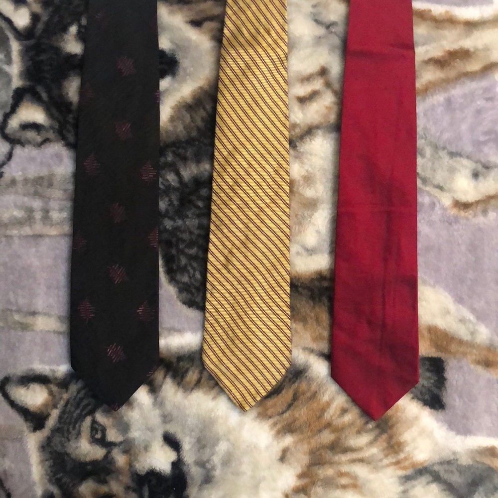 Men’s ties LOT of 3 EUC